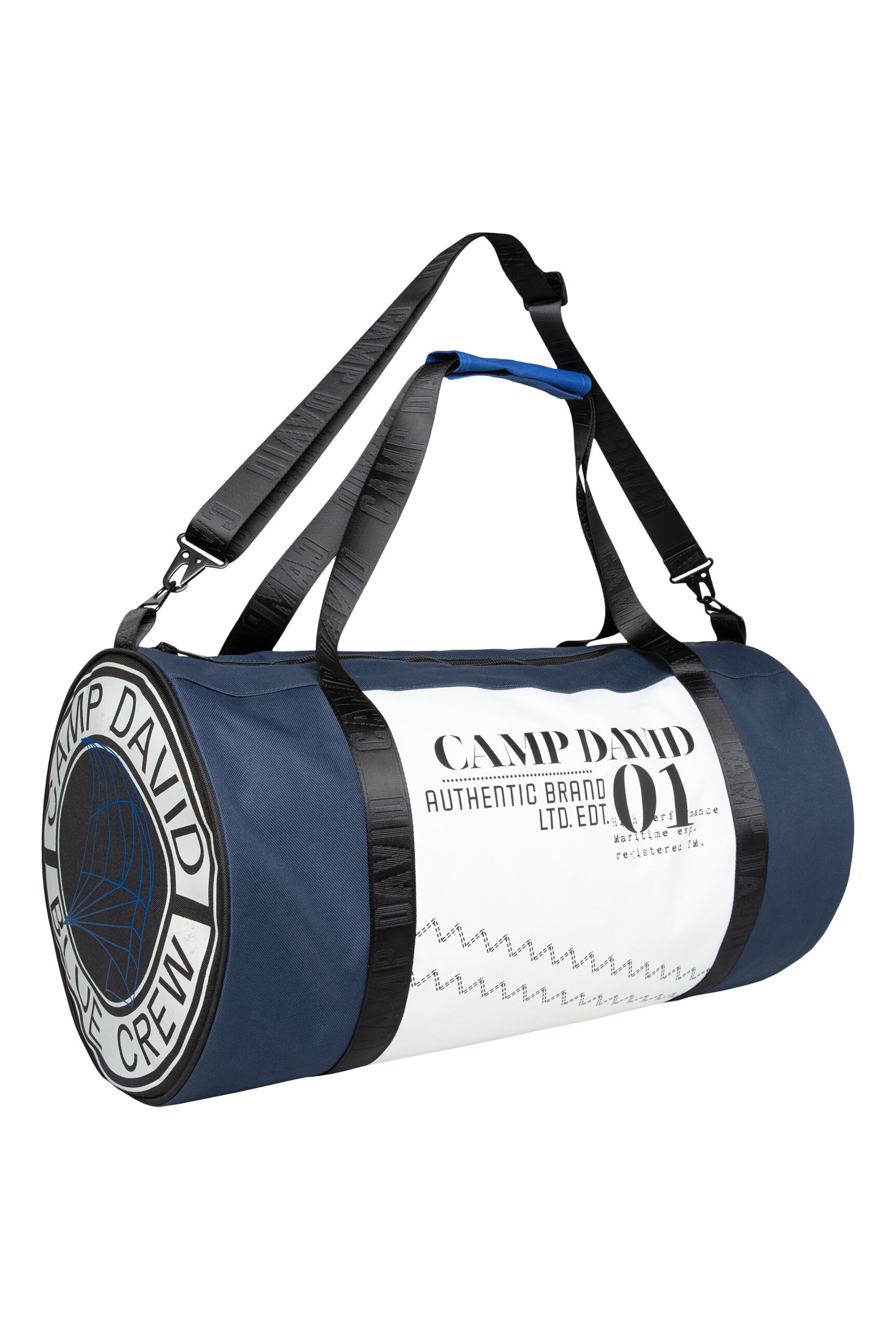 CAMP DAVID Shopper in White: front