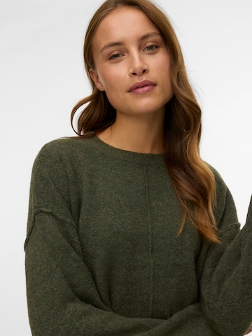 VERO MODA Пуловер 'VMBESTI' в зелено