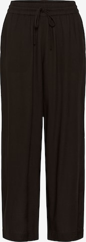 Wide Leg Pantalon 'KAMilia' Kaffe en noir : devant