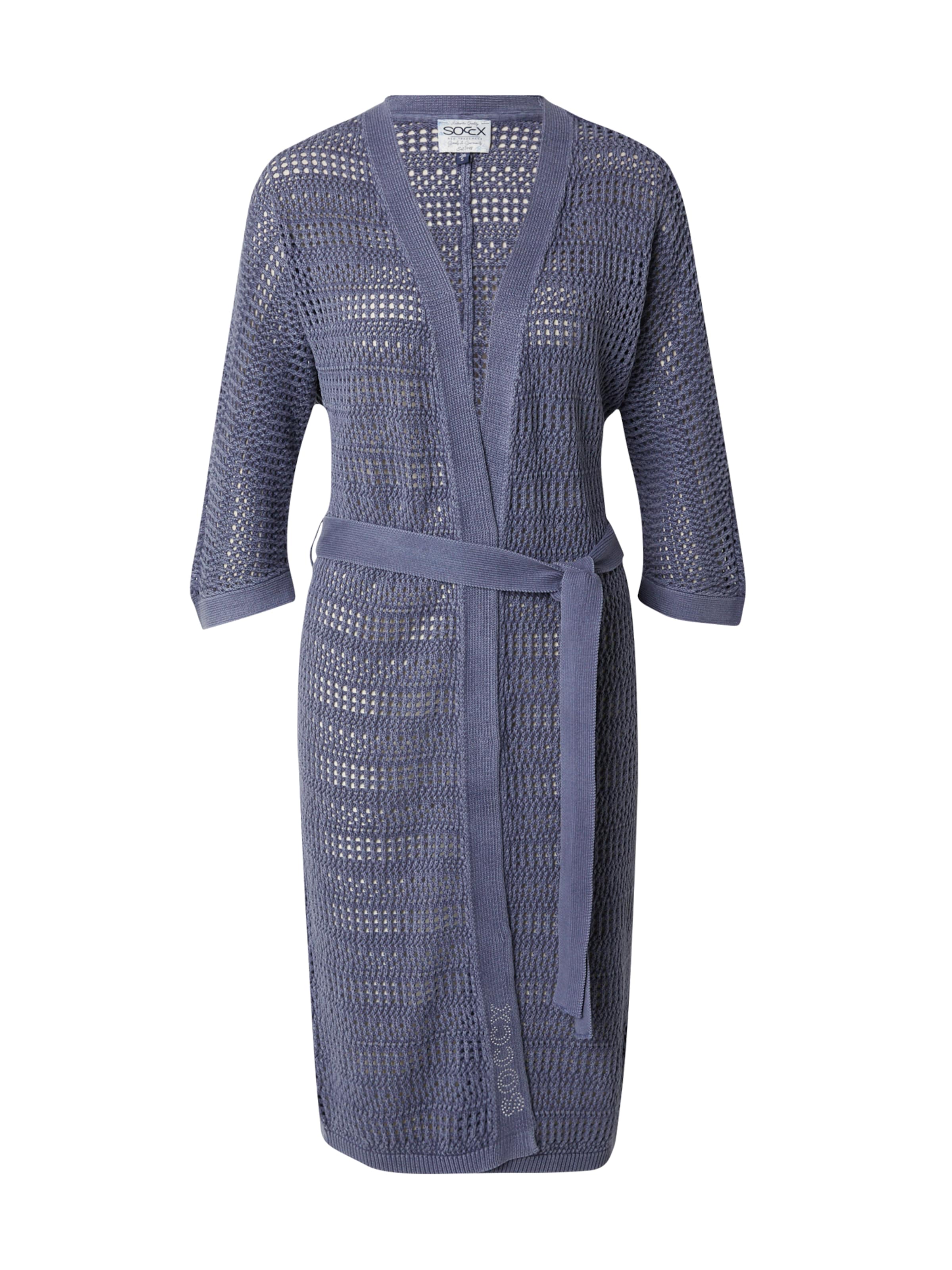 Soccx Neuletakki värissä sininen: etupuoli