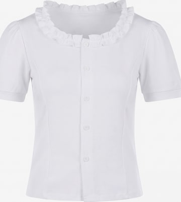 usha BLACK LABEL - Blusa en blanco: frente