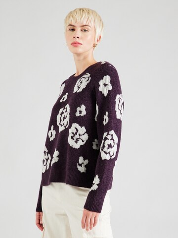 Pull-over 'VISIYA' VILA en violet : devant