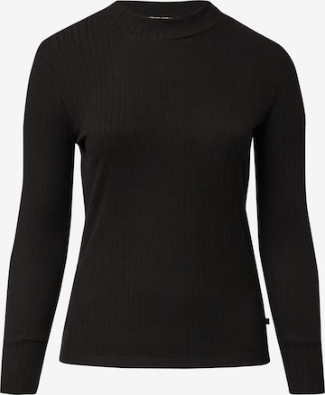 QS Shirt in Zwart: voorkant