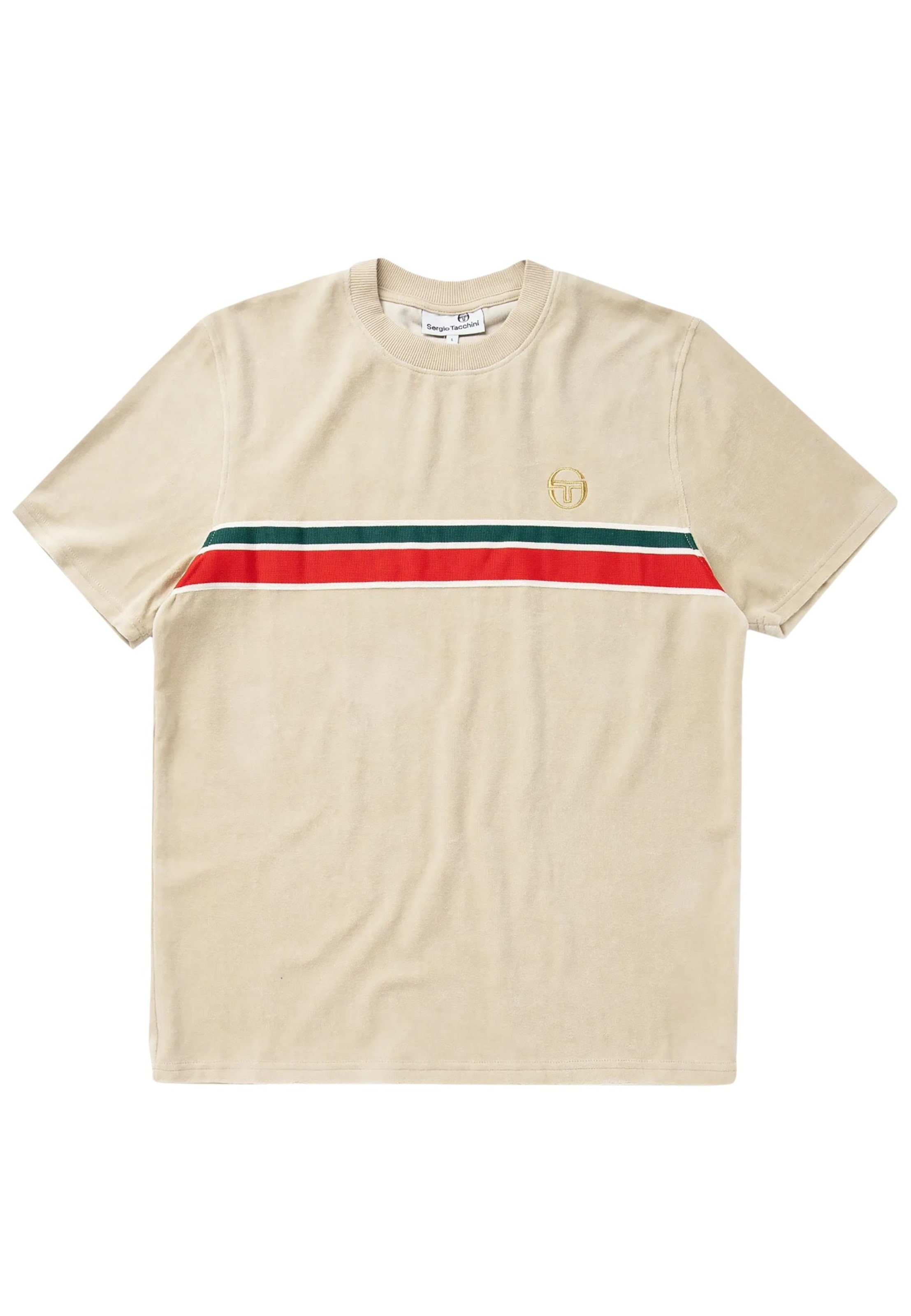 Sergio Tacchini Shirt 'Ayme' in Beige: voorkant