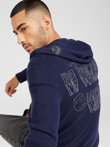 Zadig & Voltaire - Casaco de malha 'CLASH' em azul