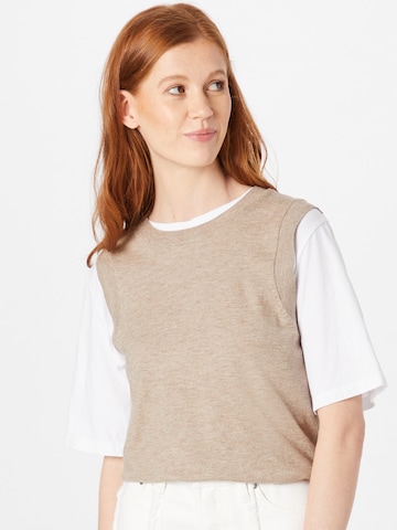 MSCH COPENHAGEN - Jersey 'Rachelle' en beige: frente