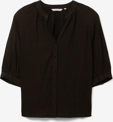 TOM TAILOR DENIM Blouse in Black: front