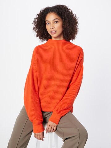 WEEKDAY Sweater 'Emmy' in Orange: front