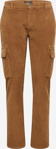 Pantalon cargo BLEND en beige : devant