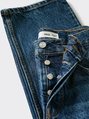 MANGO Regular Jeans 'Evelyn' in Blauw