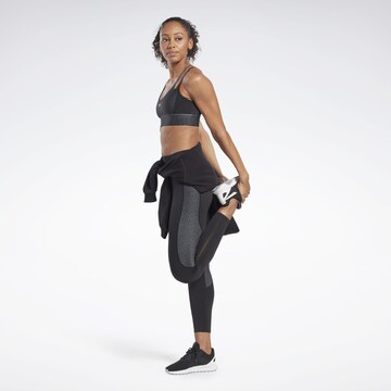 Reebok Bustier Športni nederček | modra barva