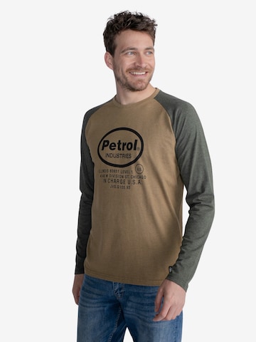Petrol Industries Shirt 'Menasha' in Groen: voorkant