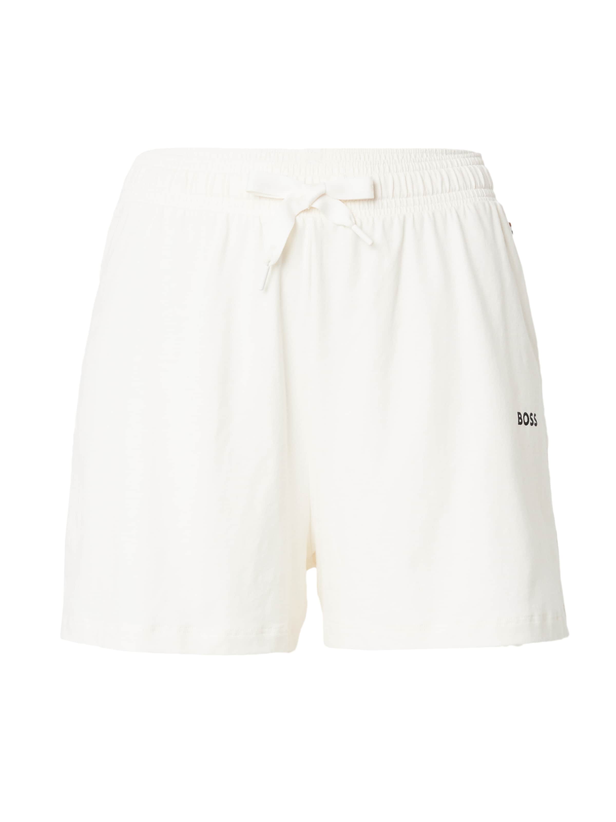 BOSS Pyjamasbukser i hvid: forside