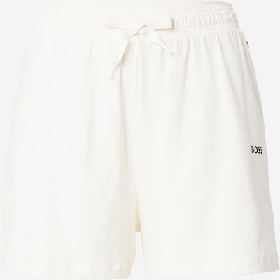 Pantaloni de pijama BOSS pe negru / alb, Vizualizare produs