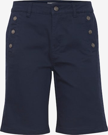 Fransa Regular Pants 'lomax' in Blue: front