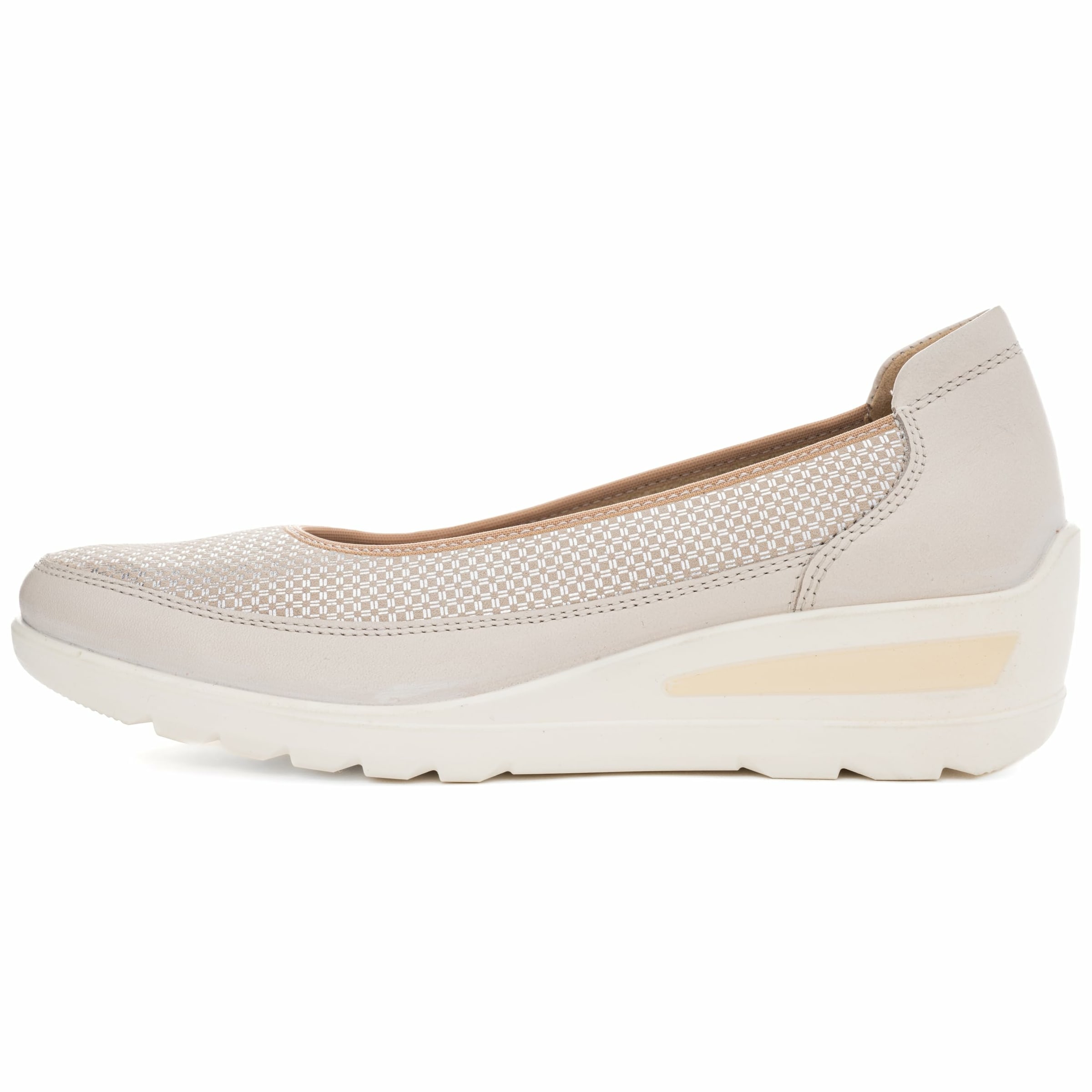 ARA Slip-ons in Beige: front