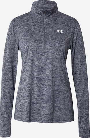 zils UNDER ARMOUR Sporta krekls 'Tech Twist': no priekšpuses