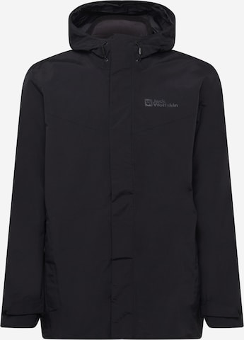 JACK WOLFSKIN Funktionsjacke in Schwarz: predná strana