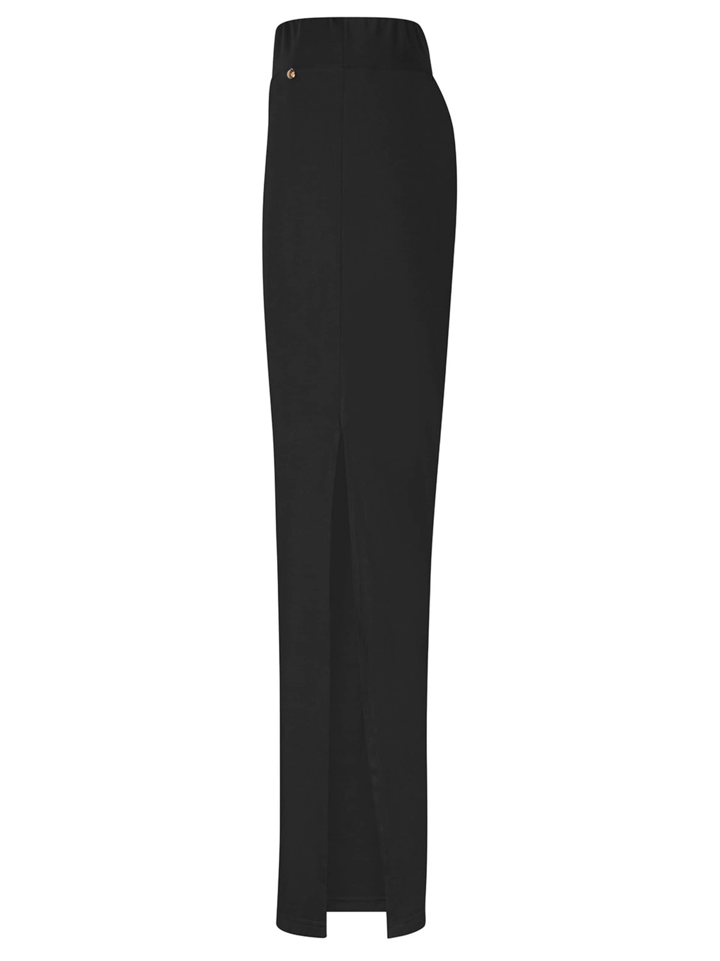 Chic by Lirette Rok 'Maxi skirt Natural' in Zwart