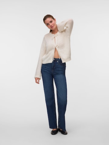 VERO MODA Gebreid vest in Beige