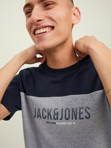 JACK & JONES Shirt 'Dan' in Grey