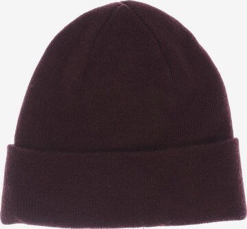 WEEKDAY Hat & Cap in One size in Brown: front