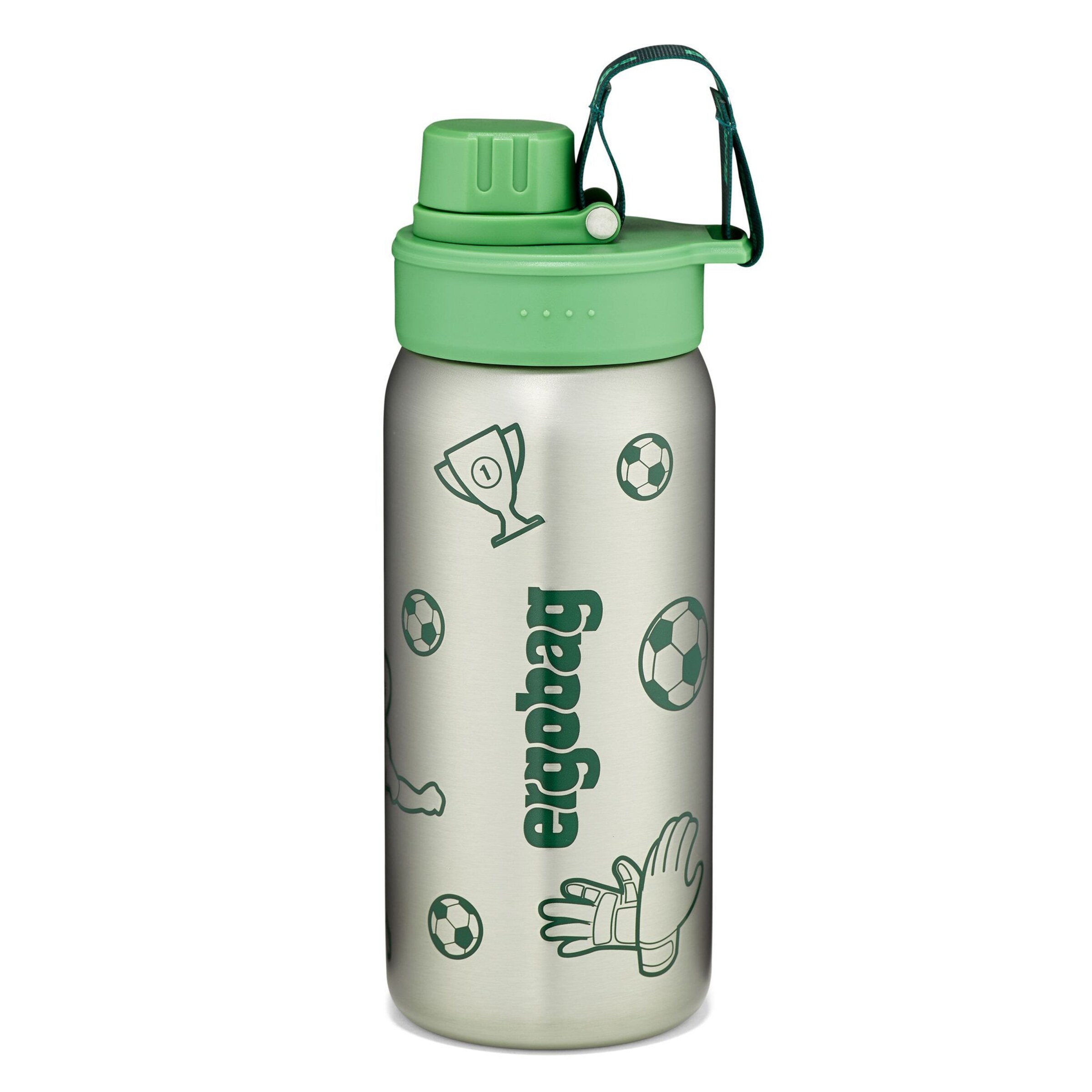 Borraccia di ergobag in verde: frontale