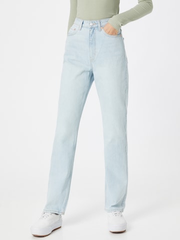 WEEKDAY Loosefit Jeans 'Rowe Extra High Straight' in Blau: predná strana