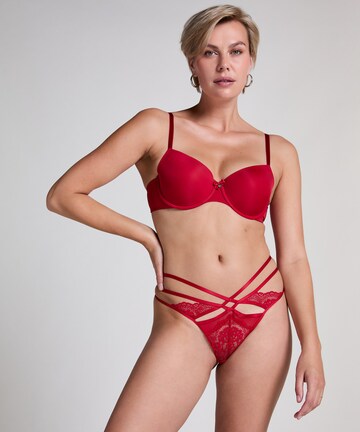 Hunkemöller String 'Janine' in Rot: Vorderseite