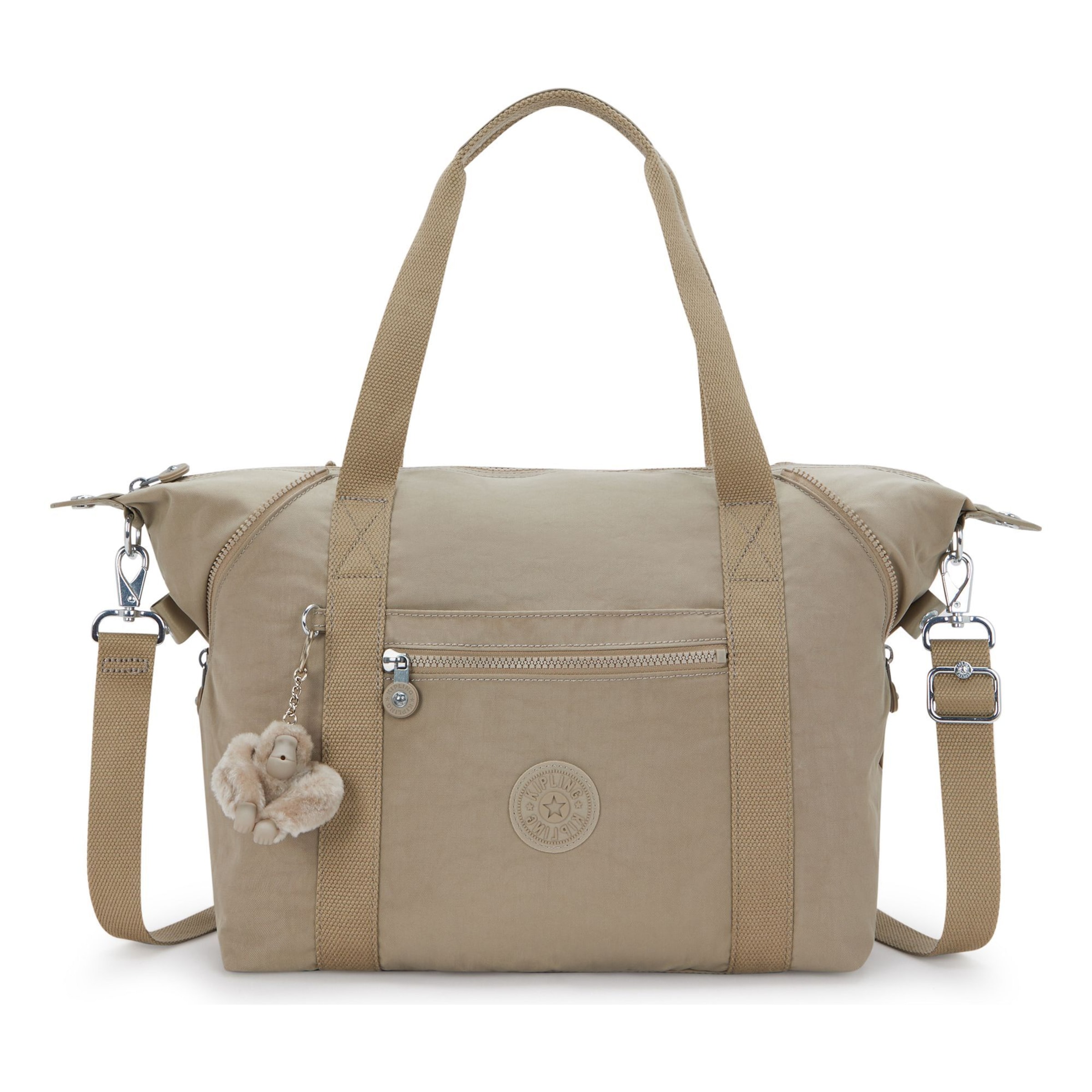 Sac bandoulière 'Art M' KIPLING en beige : devant
