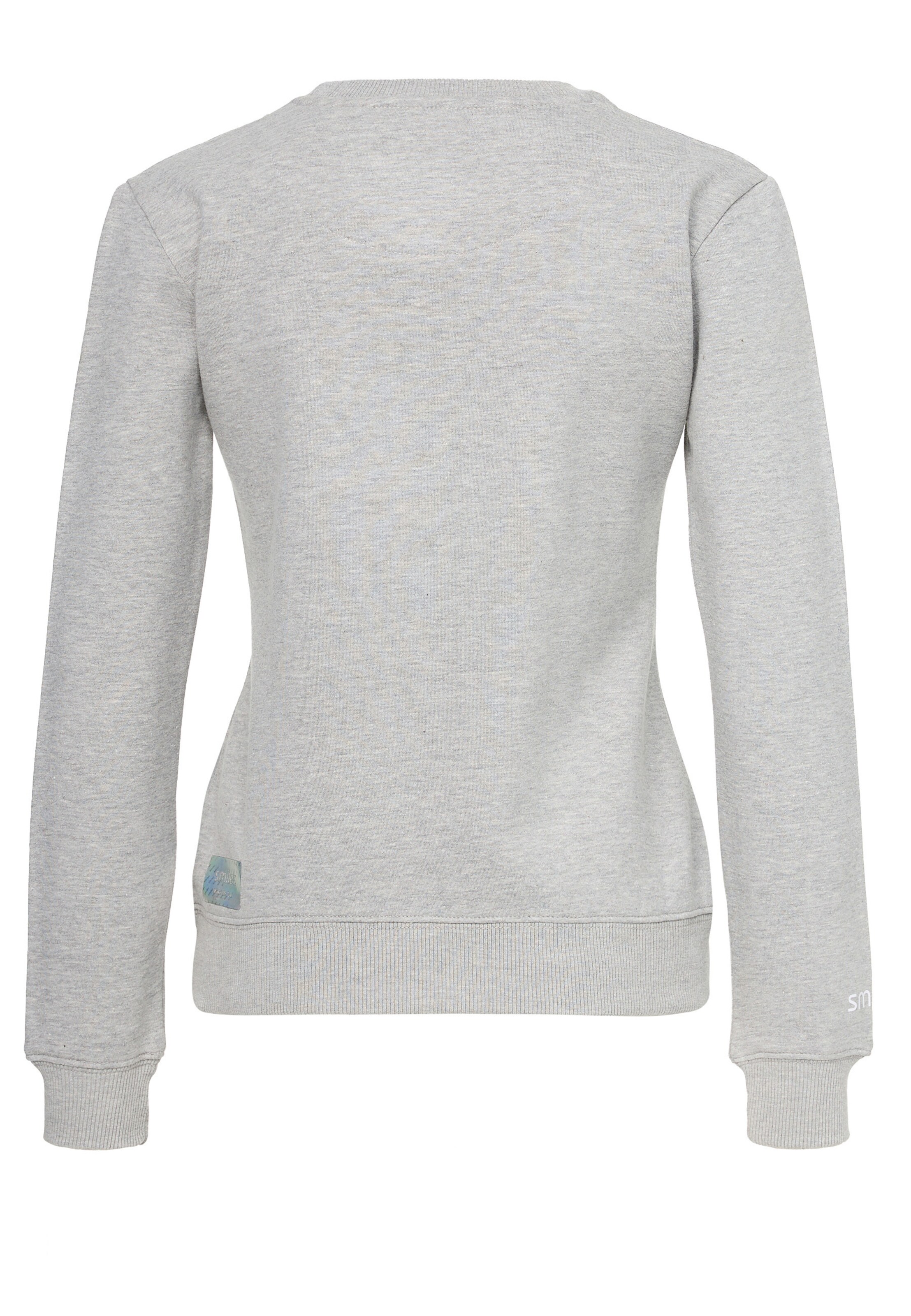 Sweat-shirt smiler. en gris