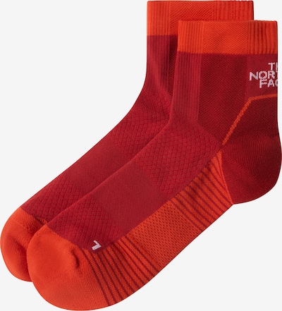 Sportinės kojinės iš THE NORTH FACE, spalva – oranžinė-raudona / tamsiai raudona / balta, Prekių apžvalga
