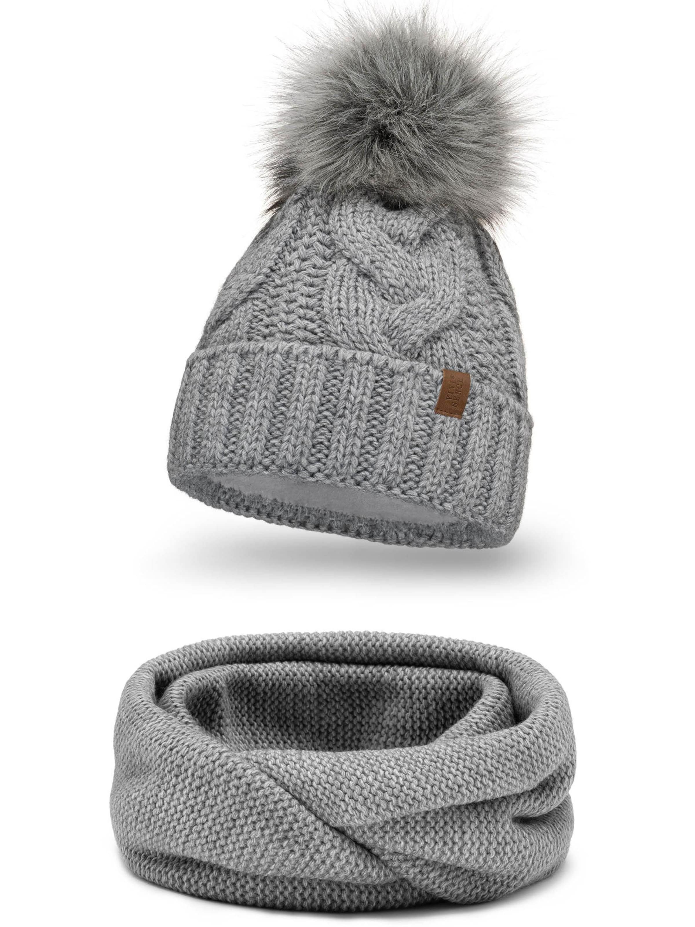 Vivisence Muts '7014 Set' in Grijs: voorkant