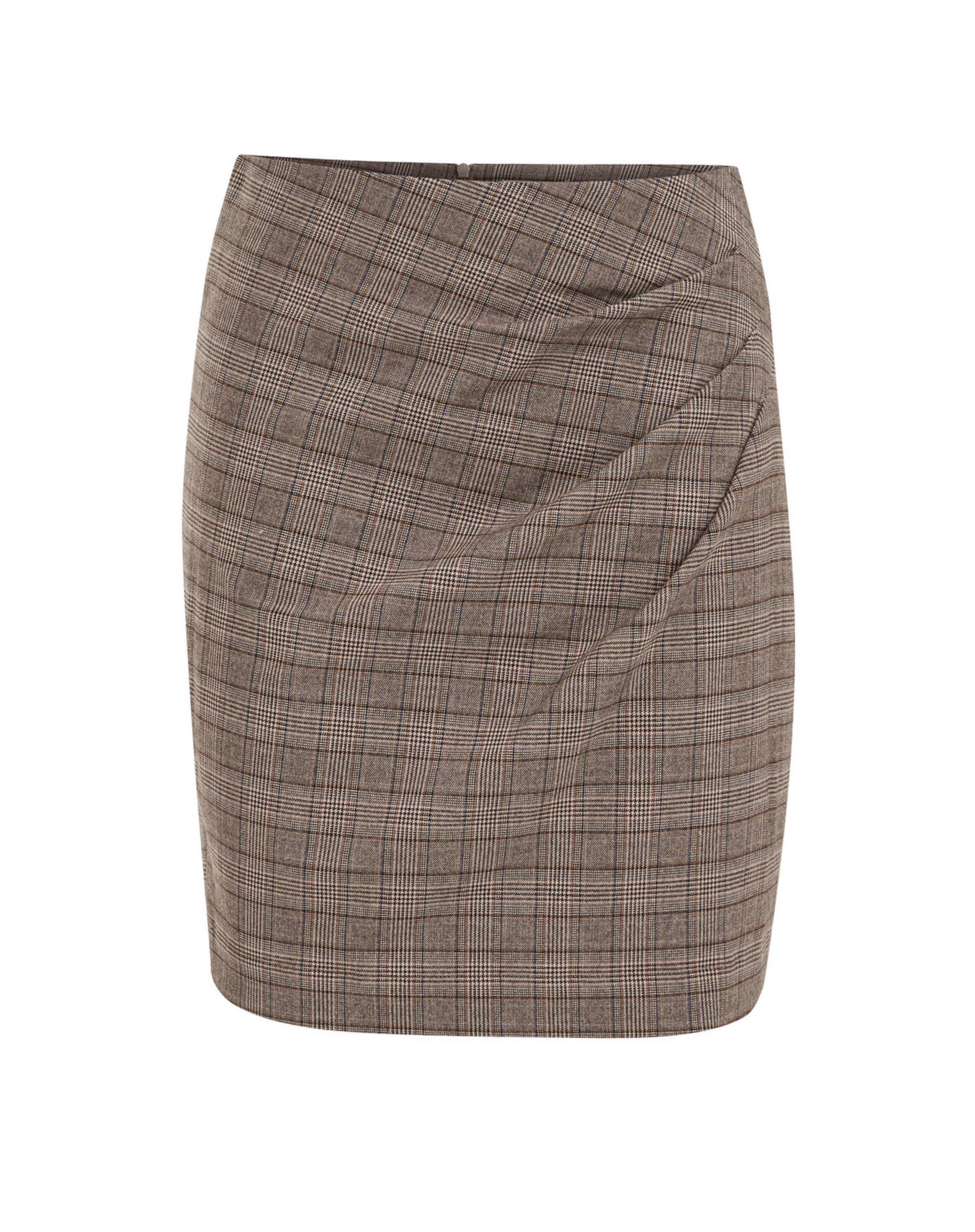 WE Fashion - Falda en gris: frente