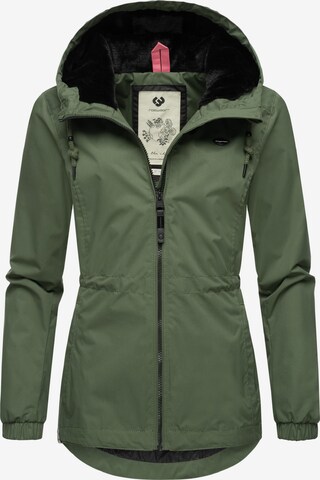 Veste outdoor 'Danka' Ragwear en vert : devant