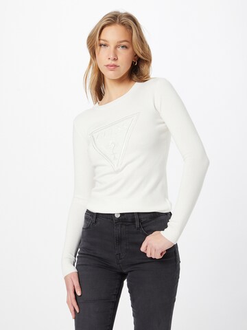 GUESS Sweater 'ELOISE' in Beige: front