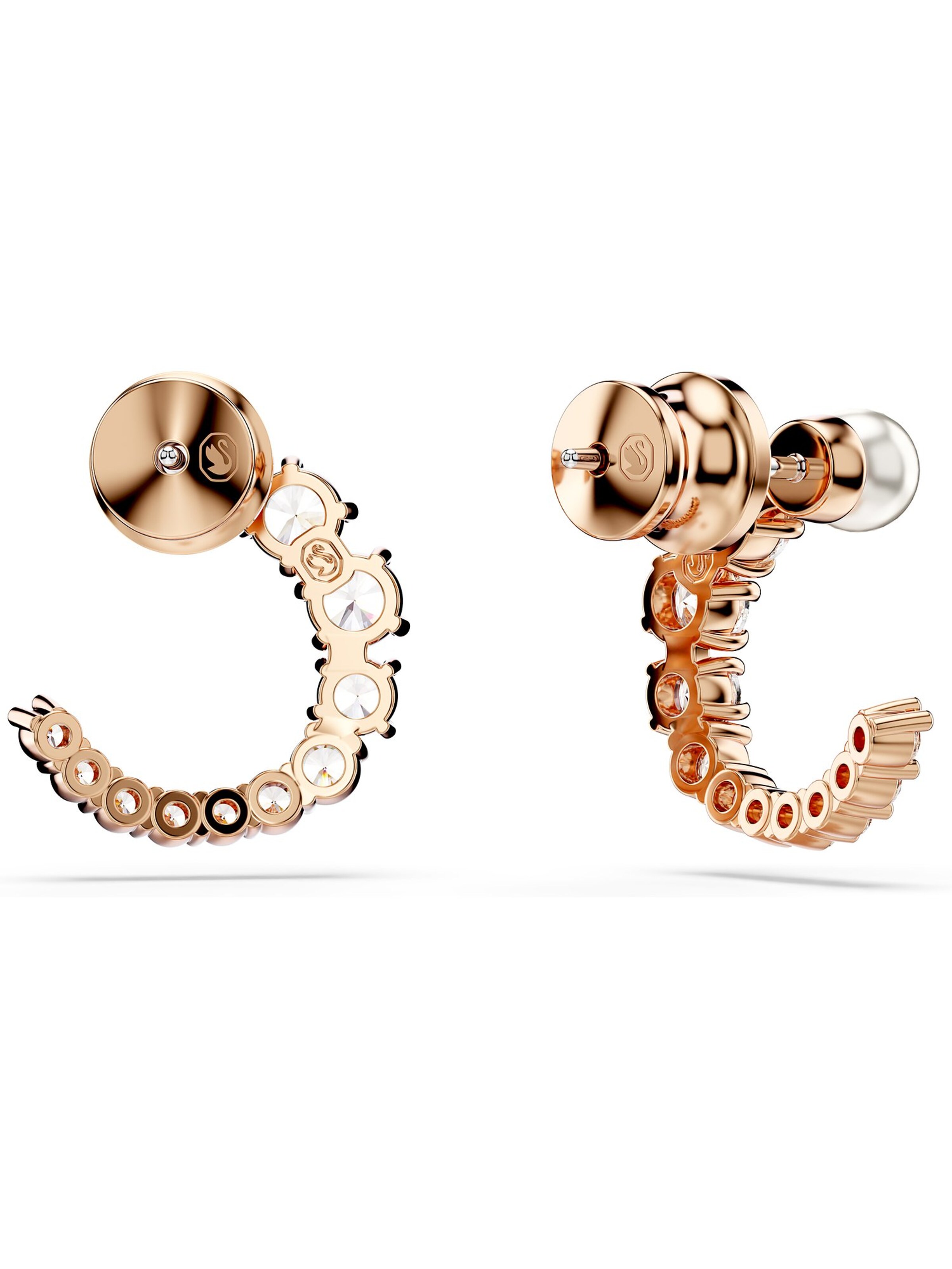 Swarovski Creolen in Pink