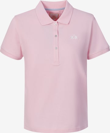 T-shirt ' WCP006 ' La Martina en rose : devant