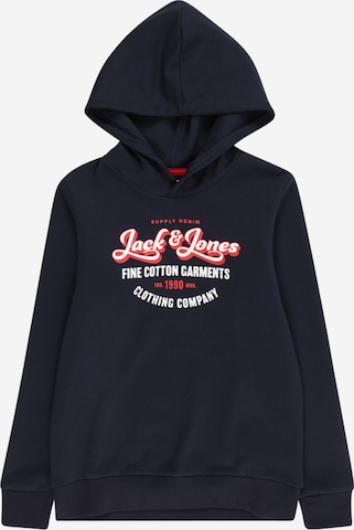 Jack & Jones Junior Sweatshirt 'Andy' in Blauw: voorkant