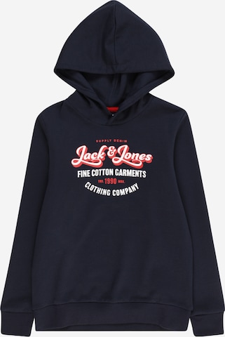 Jack & Jones Junior Collegepaita 'Andy' värissä sininen: edessä