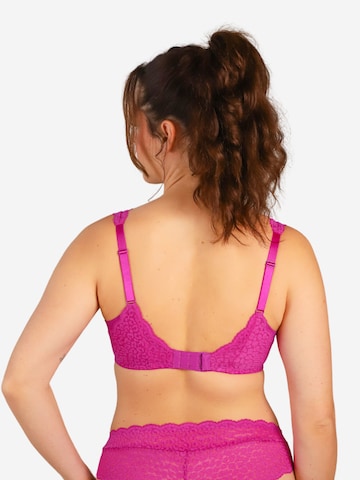 SugarShape T-Shirt BH 'Elva' in Pink