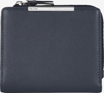 Portamonete 'Belg Alberta' di Maître in blu: frontale