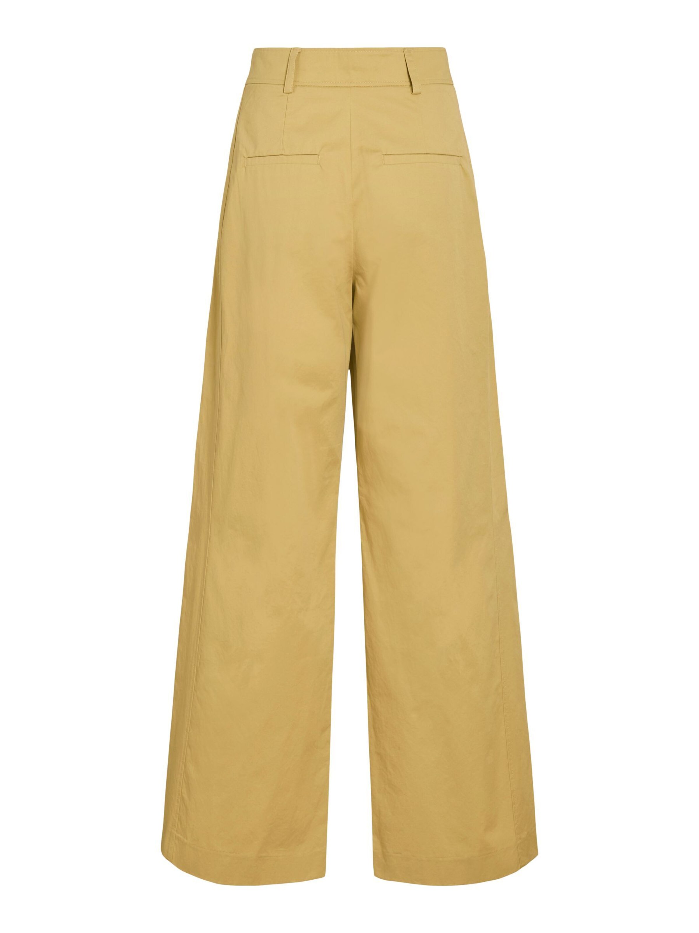 Wide leg Pantaloni di ROUGE EDIT in giallo