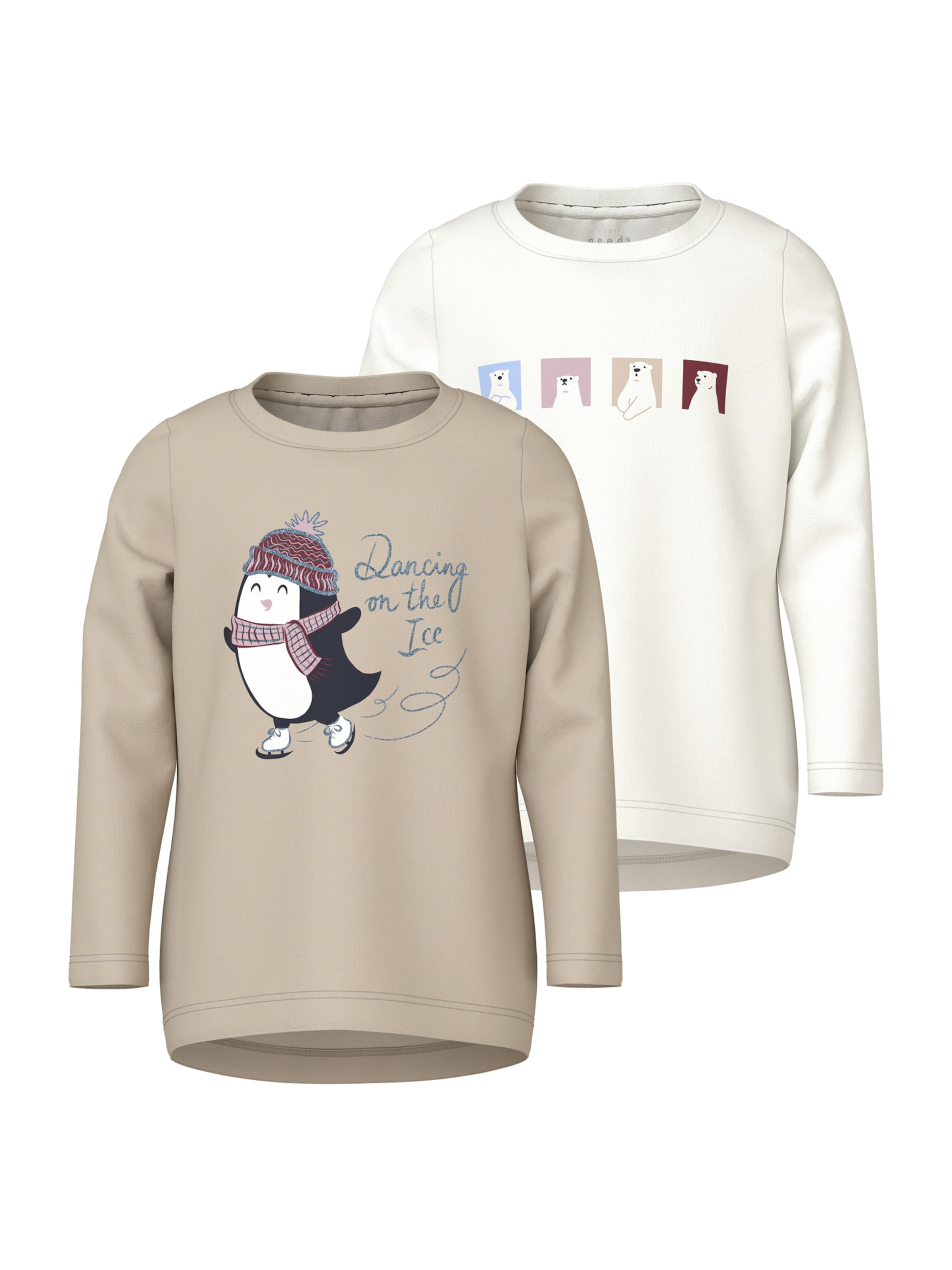 Maglietta 'NMFVIX' di NAME IT in marrone: frontale