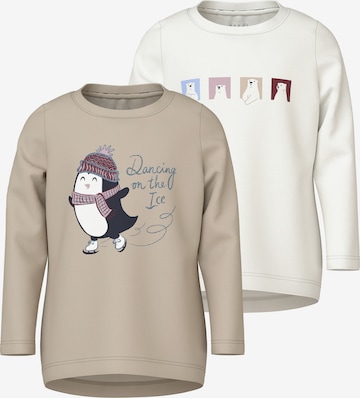 Maglietta 'NMFVIX' di NAME IT in marrone: frontale