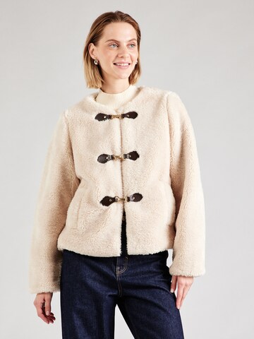 VILA Tussenjas 'VISHUP' in Beige: voorkant