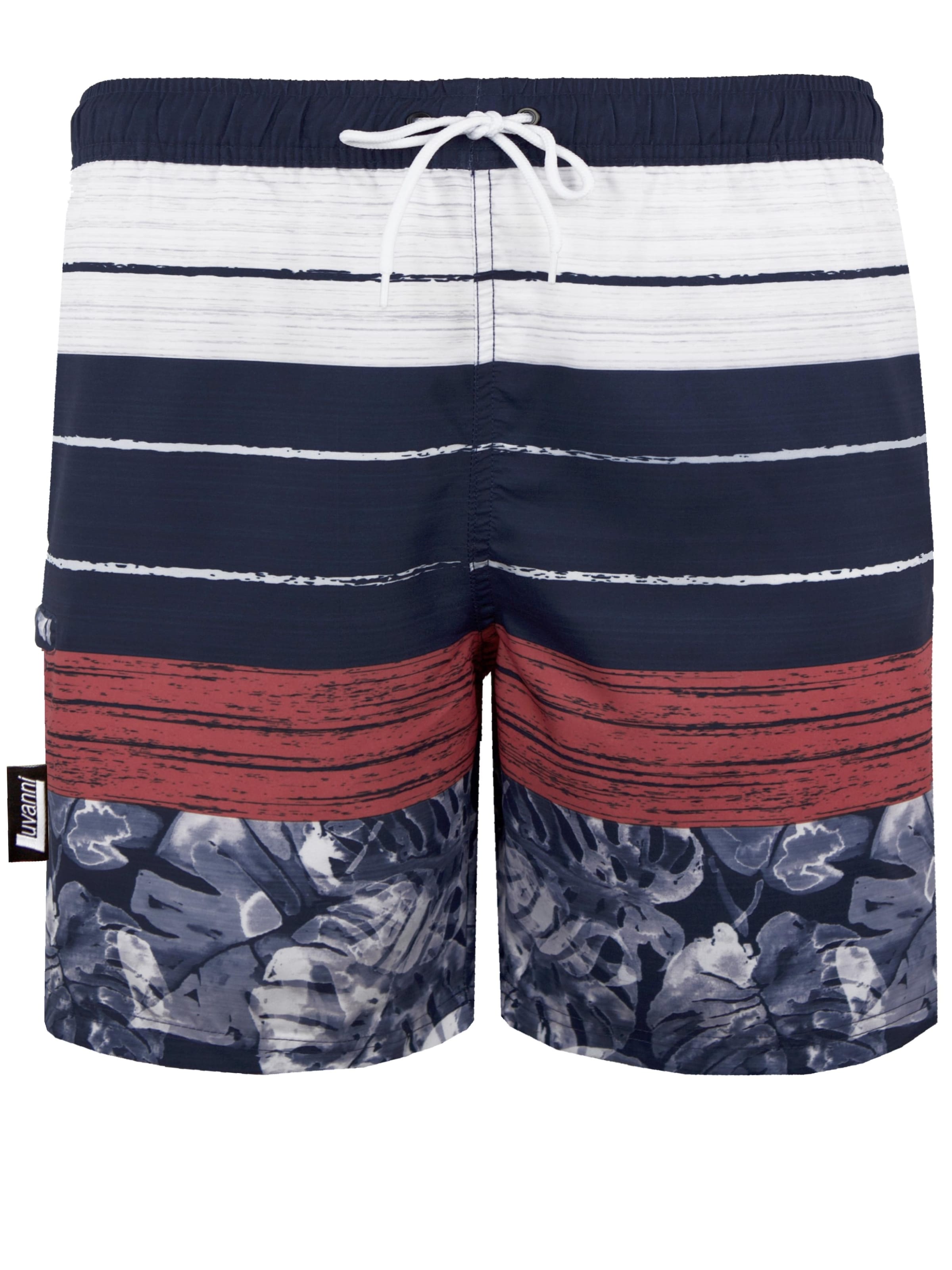 Luvanni Badeshorts 'Boardshorts Style 868' in Blau: Vorderseite