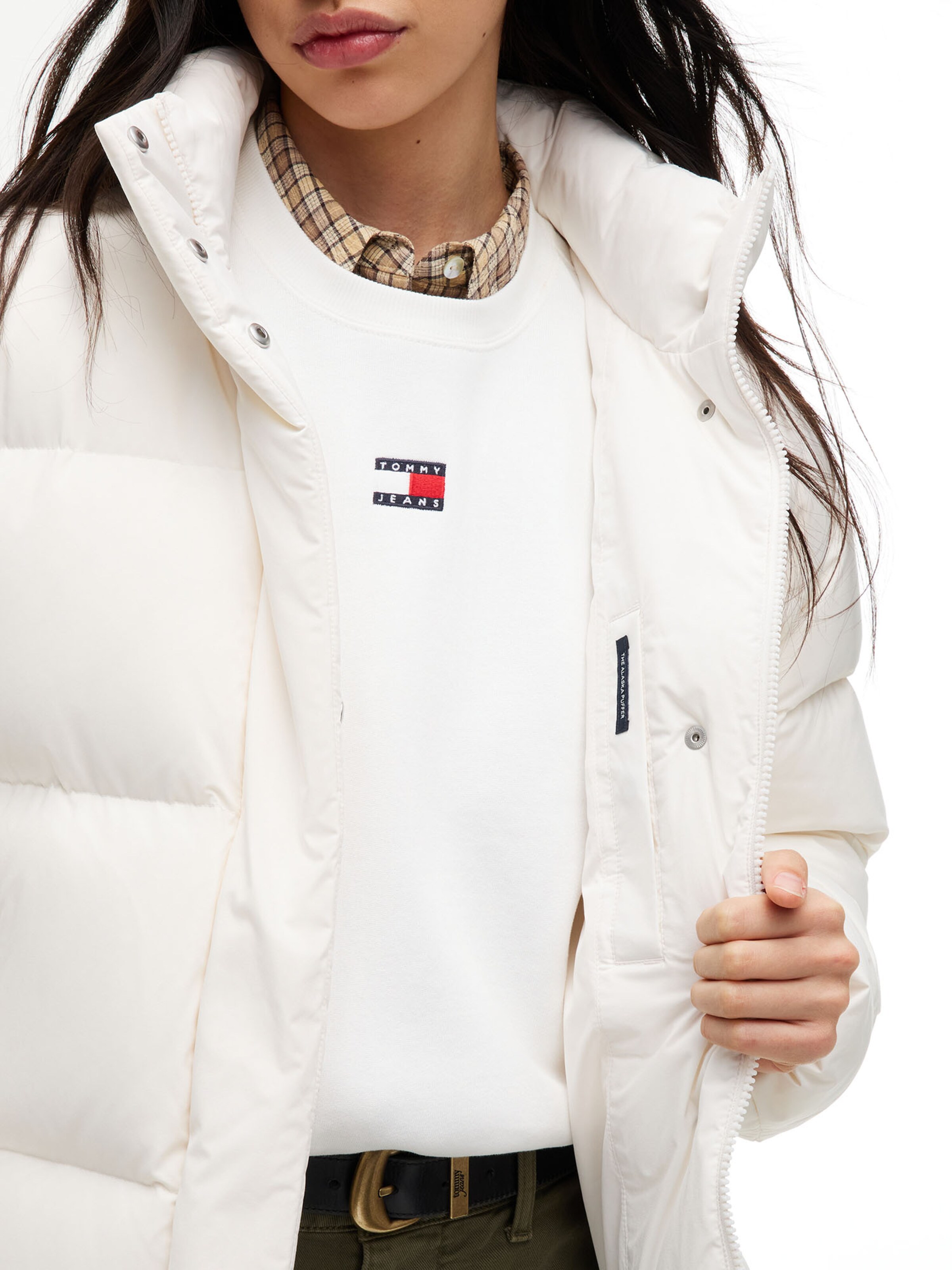 Tommy Jeans Zimná bunda 'ALASKA' - Biela