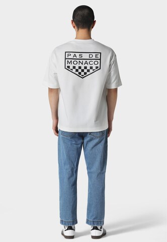 T-Shirt 'IMPASSE' Pas De Monaco en blanc