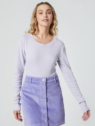 florence by mills exclusive for ABOUT YOU Shirt 'Birch' in Purple: front